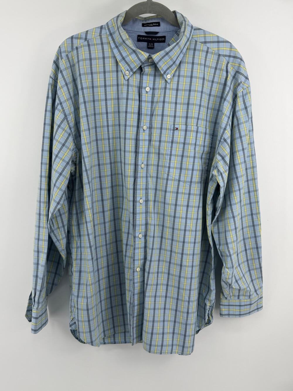 Tommy Hilfiger, plaid check pattern button down